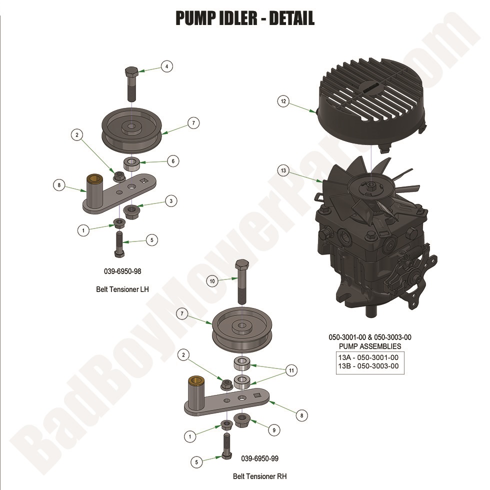 2024 Renegade - Gas - Pump & Idler Detail